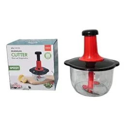 Manual Vegetable Cutter Multifunctional 1.5L for Quick Chopping Slicing and Mixing Cutter Multifunctional 1.5L Food Processor for Quick Chopping Slici