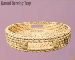 Rattan tray , Tray , Kuruni tray medium.