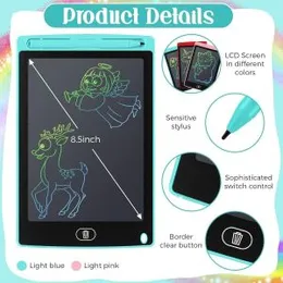 Lcd writing drawing 8.5 inches tablet for kids painting and calculus.