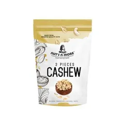 NUT'S N MORE Fresh Split Cashew Nuts 2 Pieces/kaju Fada/half Cashew/split Cashew/100% Natural/Jh/cashew 1/2/ Pack of 400 Gram
