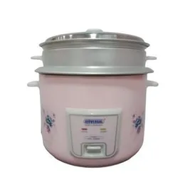 Universal UN12 2.8L Automatic Rice Cooker with Steamer & Double-Layer Body
