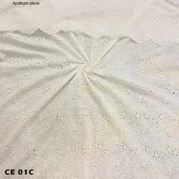 Premium quality cotton Cutlon Material White