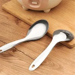 High Quality Durable silver Stainless Steel Large Rice / Soup Serving Spoon Kitchen Tool Kitchen Tableware Spoons