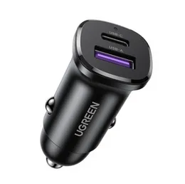UGREEN 30W Type-C + USB Dual Port Car Charger – EC305 - 25845