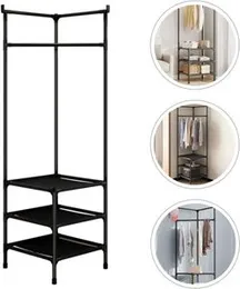 Heavy Duty Hangers Garment Rack Hanging Coat Rack Handbags Clothes Rack Clothes Stand for Corner Scarf Hanger