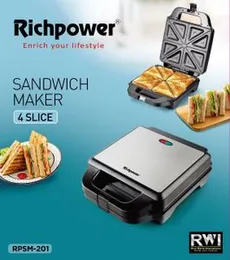 Richpower 4 Slice Sandwich Toaster