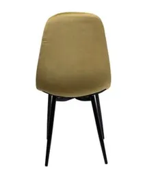 BARISTA CHAIR MUSTARD YELLOW VELVET POLO 400MM
