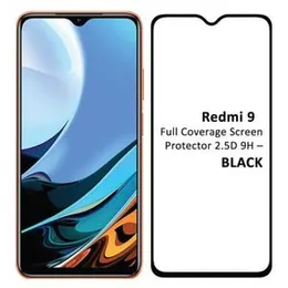 Full glue Xiaomi Redmi 9 MTB tempered Glass -