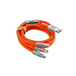 Ansty S-051 – 3-in-1 Silicone Fast Charging Cable with LED Light