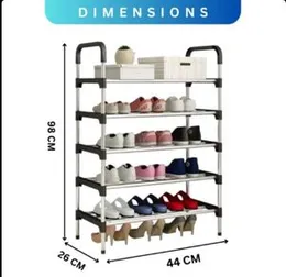 SHOE RACK, PREMIUM STIANLESS STEEL RACK, 7 LAYER SHOE RACK