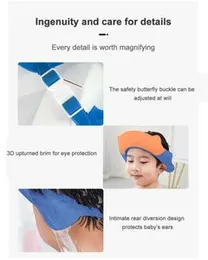Baby Shower Cap Shower Visor Bathing Hat for Toddlers Waterproof Shampoo Cap