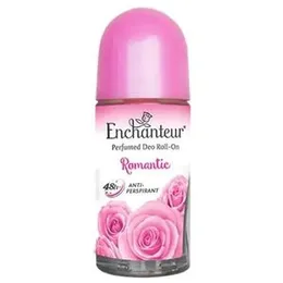 Enchanteur ROMANTIC Roll On, 48 Hr Odour Protection, Anti-Perspirant, 50ml
