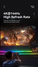 Essager HDMI To USB Type C Adapter for iPhone MacBook Pro Air iPad Samsung Galaxy 8K@60Hz 4K@120Hz/144Hz HD TV Cable Converter.