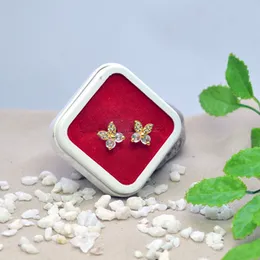 Gold Plated Butterfly Stud Earring For Women.