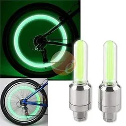 SPOKANE Bike/Bicycle Tyre Led Light Rim Valve Cap Flashing with Motion Sensor (Set of 2 Pcs) for Car Motorcycles (Bike Led Lights)