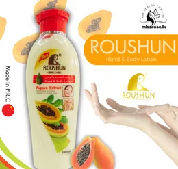 Roushun Skin Care papaya Extract Hand & Body lotion 500ml