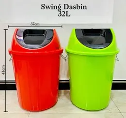 32 litter Large Size Plastic Swing DUSTBIN