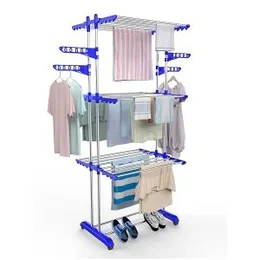 Stainless Steel 3 Layers Cloth Rack Floor Cloth Dryer Stand (CR0001)