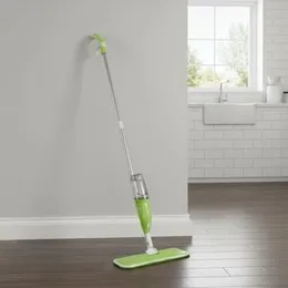 Healthy Spray Mop with Removable Washable Cleaning Microfiber Cloth and Integrated Water Spray Mechanism