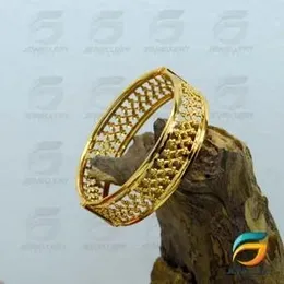 Gold Plated Guarantee Love Bracelet Lock Bangle for Women Fashion Jewelry Gift.