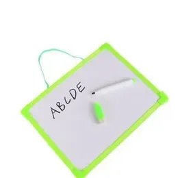 Mini Kids Learning & Education Reminder Drawing Writing Tablet Whiteboard Erasable Brush Black Pen