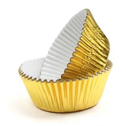 Gold Cupcake Liners 100pcs 11cm Premium Baking Accessories Heat Resistant Perfect for Parties & Celebrations