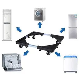 All-Purpose Heavy Quality Adjustable Mobile Appliance (Fridge, Washing Machine) Stand