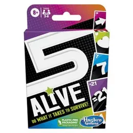 5 Alive Card Game - Fast-Paced Kids Game - Card Game Hasbro Gaming