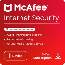 McAfee Internet Security 2025 (1 Year, 1 Device)