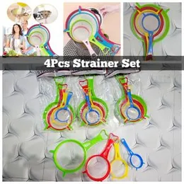 Strainer Set – 4Pcs | Durable & Multi-Size | Kitchen Essentials