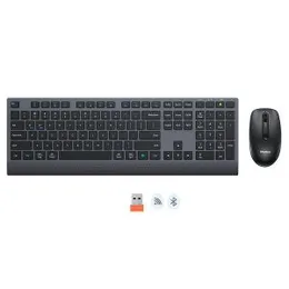 Meetion C2000 Wireless + Bluetooth + Rechargeable Keyboard and Mouse Combo