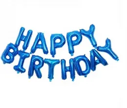 Happy Birthday Foil Balloons - 16 Inch Large Letter Foil Balloons for Birthday Decorations