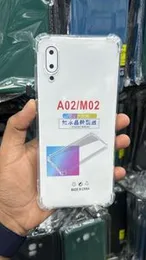 New Thick balloon Transparent Back Cover for Samsung A02 / M02