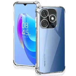 Tecno Spark 10C Shockproof Clear Case Transparent Back Cover For Tecno Spark 10C