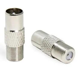 F Type Female To TV Aerial RF Coaxial Male Connector