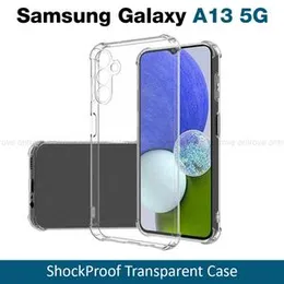 Samsung Galaxy A13 5g Transparent Shockproof ThickBallon Case - Clear TPU Bumper Case For Galaxy A13 5g Back Cover Premium Quality Anti Shock Airbag P