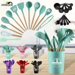 silicone spoon set 12pcs
