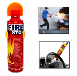 Fire Extinguisher Spray with Stand – Firestop Safety Spray (Red, 500ml) for Home & Office Protection