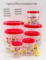 flora container 7pcs