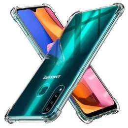 Thickballoon Shockproof Transparent Back Cover For Samsung Galaxy A20s