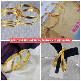 Baby Sabona Adjustable – 24K Gold Plated | Guaranteed Quality | One Pair