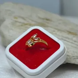 Gold Plated Beautiful New ring design With White Stone For Women.