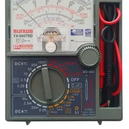 SUNWA YX-360TRD Analog Multimeter Tester with Warranty, Accurate Electrical Measurement Tool, Durable Multi Tester
