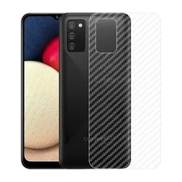 M02s Ultra Thin Transparent Carbon Fiber Film – Back Skin Wrap | Anti-Scratch | 3D Fit | For Samsung Galaxy M02s