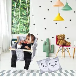 Swing for Kids | Baby Swing Hanging Indoor Outdoor | Kids Wooden Swing