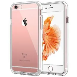 iPhone 6 Transparent Clear Shockproof Bumper Clear View tpu Protective case Back cover for iPhone 6
