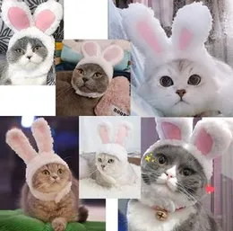 1pc Pet Rabbit Ears Hat Cat Bunny Ears Hat Adjustable Headwear for Small Dogs, Cats