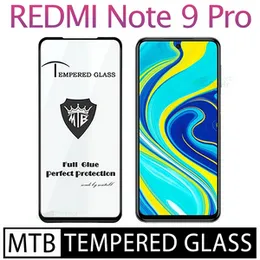 Redmi Note 9 Pro / Note 9s Branded MTB High Quality Screen Protector Full Glue 9D MTB tempered Glass for Redmi Note 9 Pro / Note 9s