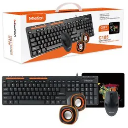 Meetion C105 4-1 Combo Keyboard Mouse Speaker & Mouse Pad