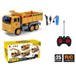 Kids Toy Remote Control Plastic Simulation Friction RC Tripper Truck (0523)